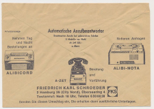 Postal cheque cover Germany 1968