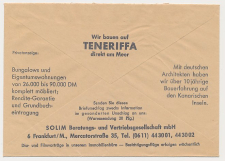 Postal cheque cover Germany ( 1972 )
