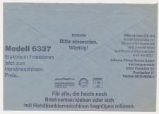 Postal cheque cover Germany ( 1973 ) 