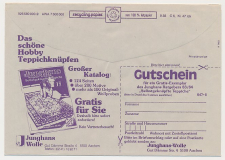 Postal cheque cover Germany ( 1983 )