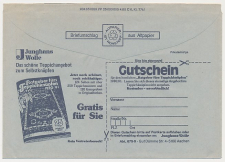 Postal cheque cover Germany ( 1980 )