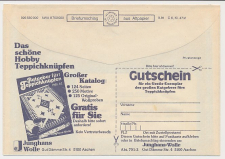 Postal cheque cover Germany ( 1981 )