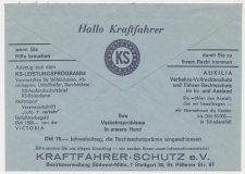 Postal cheque cover Germany 