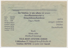 Postal cheque cover Germany 1967