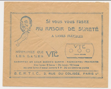 Postal cheque cover France 1926