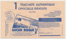 Postal cheque cover France 1991
