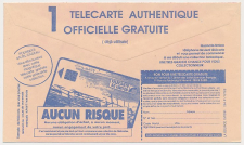 Postal cheque cover France 1991