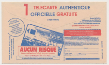 Postal cheque cover France 1990