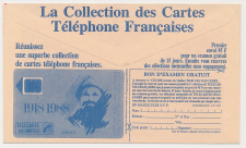 Postal cheque cover France 1991