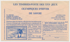 Postal cheque cover France 1990