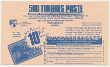 Postal cheque cover France 1991