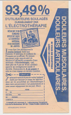 Postal cheque cover France 1991