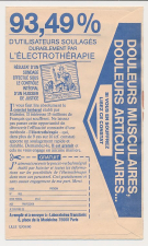 Postal cheque cover France 1990