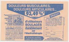 Postal cheque cover France 1991