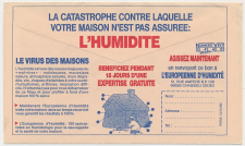 Postal cheque cover France 1990