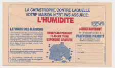 Postal cheque cover France 1990