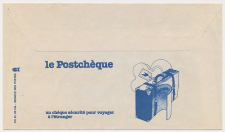 Postal cheque cover France 
