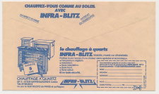 Postal cheque cover France 1986