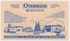 Postal cheque cover France 1990