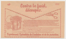 Postal cheque cover France 
