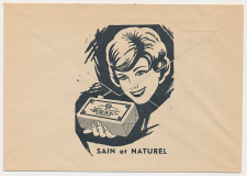 Postal cheque cover France 1967