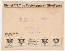 Postal cheque cover Netherlands 1923