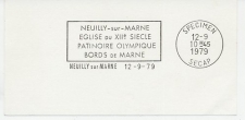 Specimen postmark card France