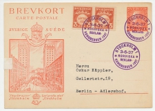 Postal stationery Sweden 1936