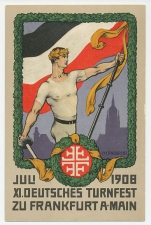 Postal stationery Germany 1908