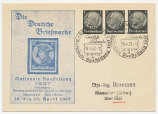 Postal stationery Germany 1937