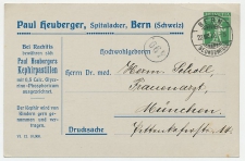 Postal stationery Switzerland 1912