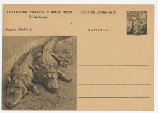 Postal stationery Czechoslovakia 1956