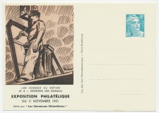 Postal stationery France 1951