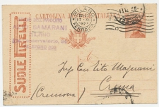 Postal stationery Italy 1923