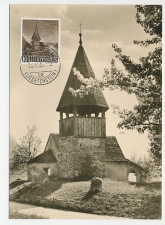 Maximum card Liechtenstein 1957