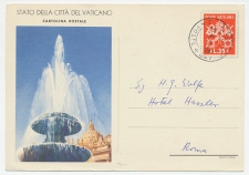 Postal stationery Vatican 1965