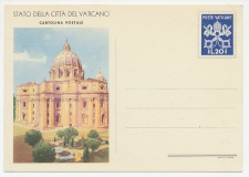 Postal stationery Vatican 1958
