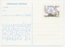 Postal stationery Italy 1981