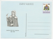 Postal stationery San Marino1981