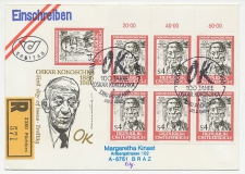 Registered Cover / Postmark Austria 1986