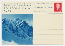 Postal stationery Czechoslovakia 1948