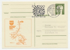 Postal stationery / Postmark Germany 1972