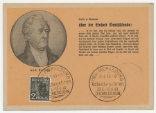 Card / Postmark Germany 1948