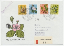 Registered Cover / Postmark Switzerland 1973