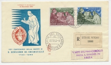 Registered Cover Vatican 1953