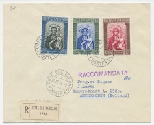 Registered Cover Vatican 1956