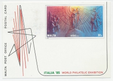 Postal stationery Malta 1985