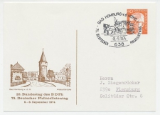 Postal stationery / Postmark Germany 1974