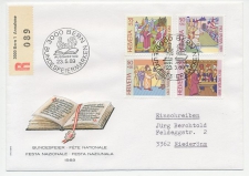 Registered Cover / Postmark Switzerland 1989