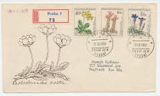 Registered Cover / Postmark  Czechoslovakia 1960